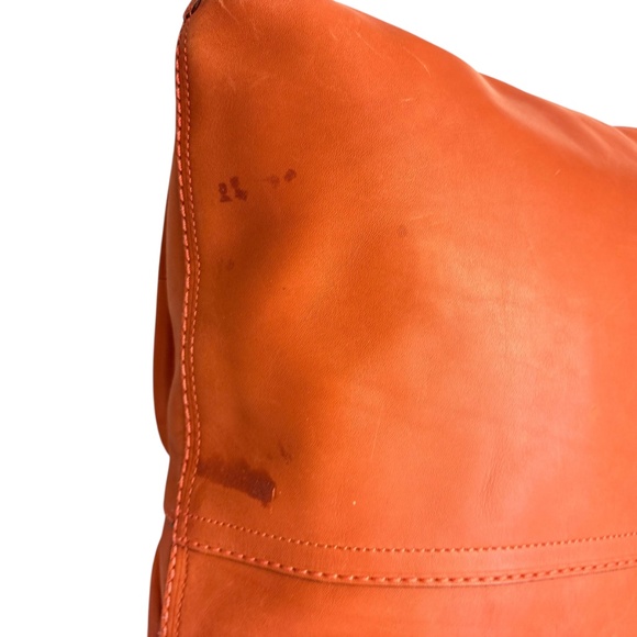 Coach vintage y2k F13356 RARE bleaker XL hobo bag orange rust burnt sienna - Picture 4 of 16